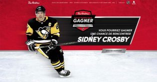 Concours Tim Hortons Collectionnez pour gagner avec Sidney Crosby