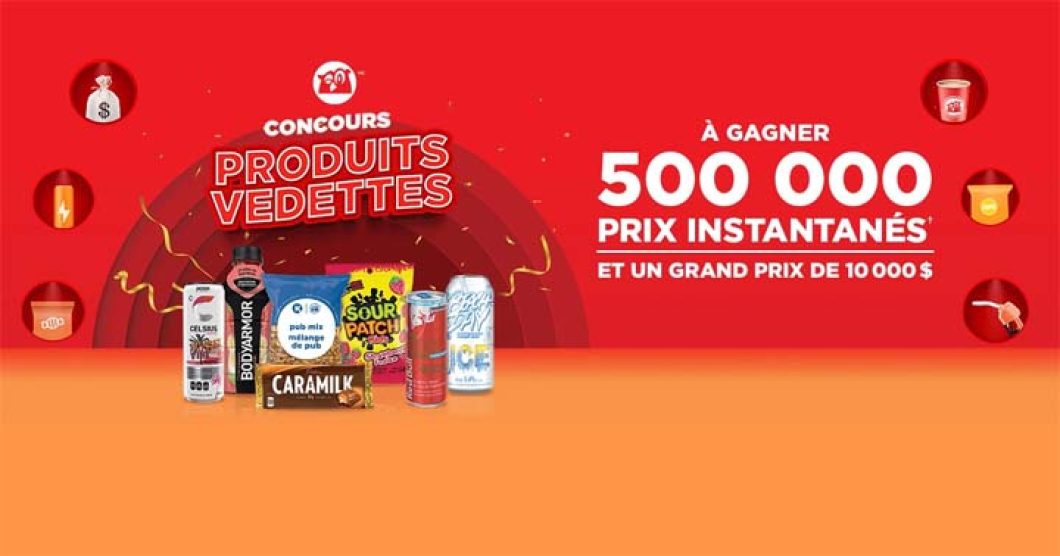 Concours Les produits vedettes Couche-Tard