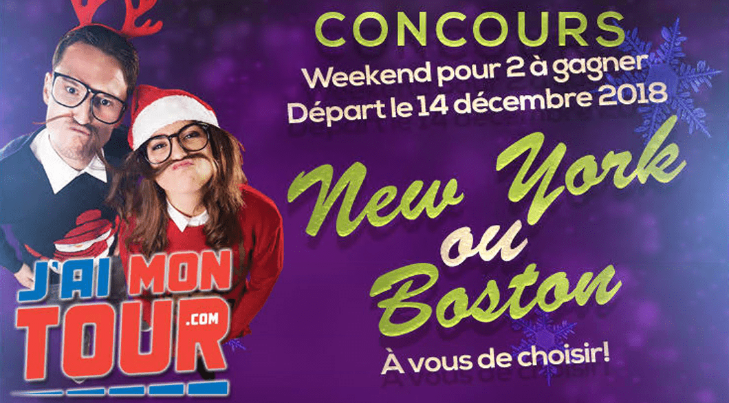 Concours New York ou Boston CONCOURS EN LIGNE . CA