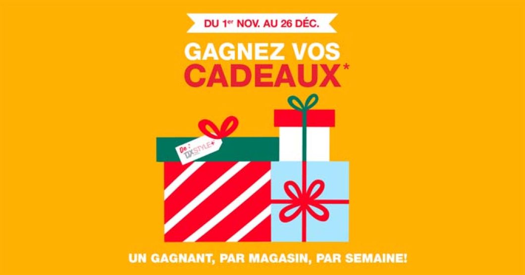 Concours Gagnez vos cadeaux de Winners, Marshalls et HomeSense