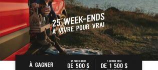 Concours Créer votre Week-end en Chaudière-Appalaches