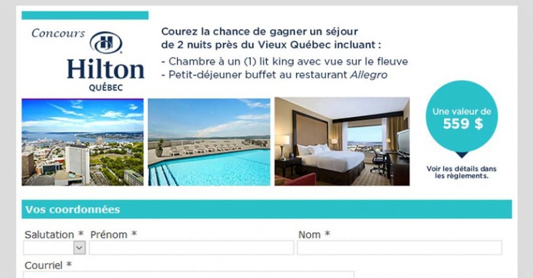 Concours Hôtel Hilton