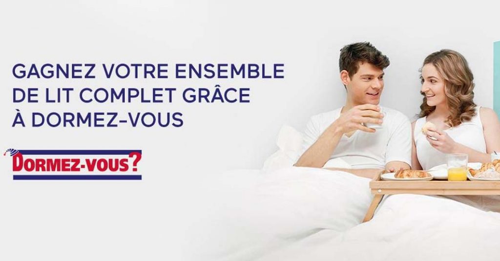 Concours Dormez-vous Gagnez votre ensemble de lit complet