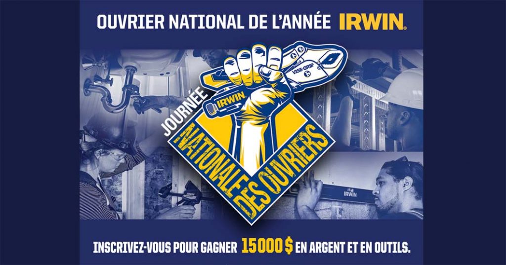 Concours de l’Ouvrier de l’année Irwin Tools