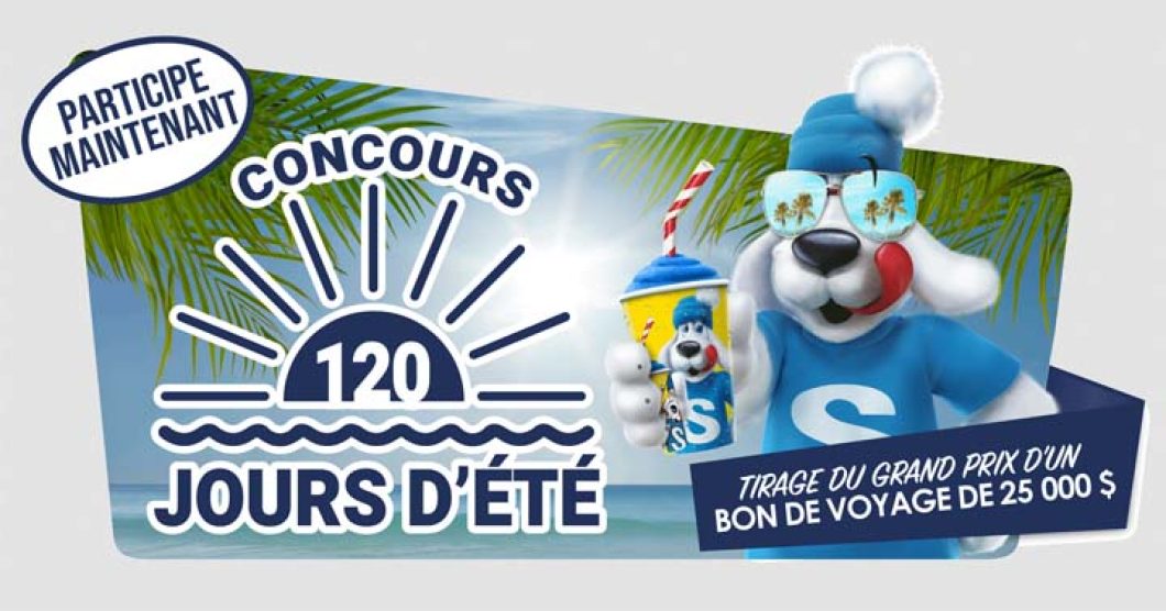 Concours Slush Puppie 120 jours d’été