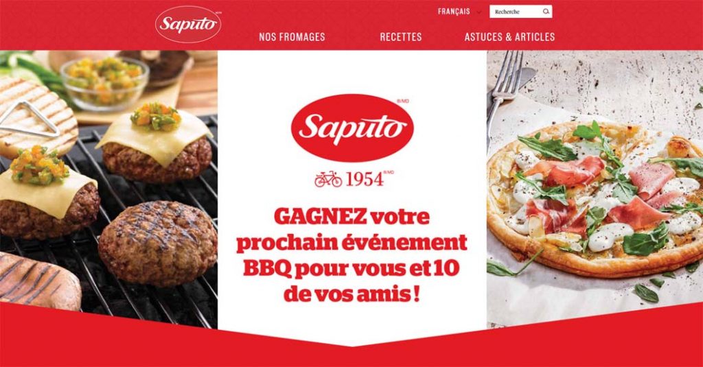 Concours Saputo Gagnez votre prochain événement BBQ pour vous et 10 de vos amis