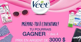 Concours Veet Prête pour l’aventure