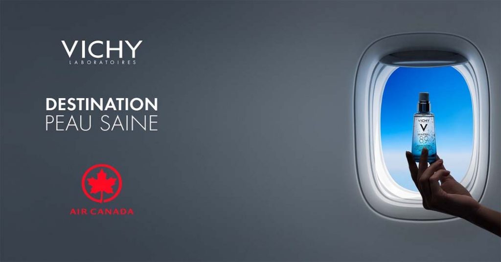 Concours Mineral 89 destination peau saine de Vichy X Air Canada