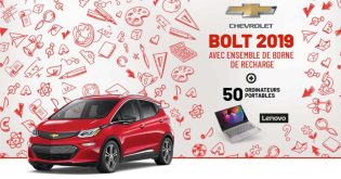 Concours Metro une rentrée branchée Chevrolet Bolt Portable Lenovo