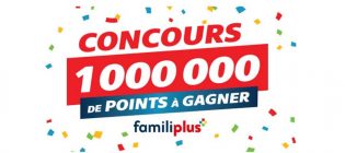 Concours Familiplus 1 000 000 points à gagner