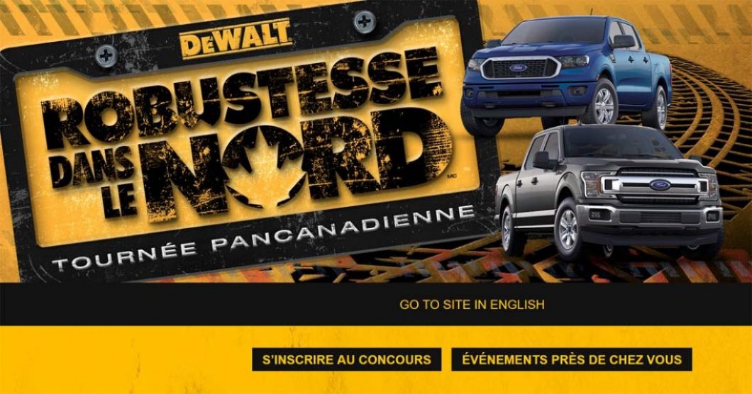 Concours DEWALT Fait pour le Grand Nord