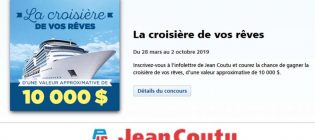 Concours Jean Coutu La croisière de vos rêves