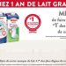 Concours Lait Neilson Gagnez 1 an de lait gratuit