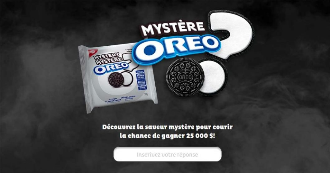 Concours Saveur mystère OREO