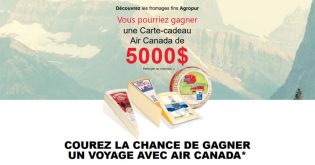Concours Découvrez les fromages fins Agropur du Canada