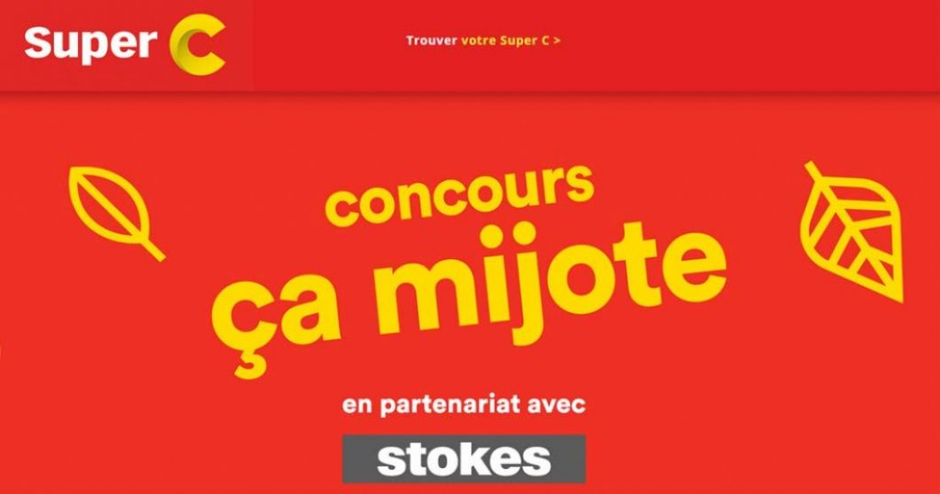 Concours Ça mijote de Super C