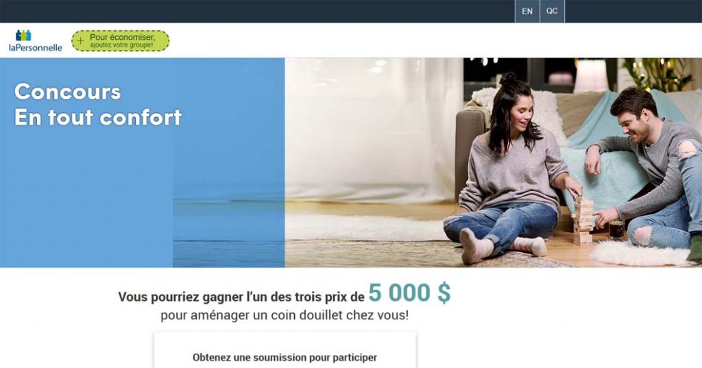 Concours La Personnelle En tout confort