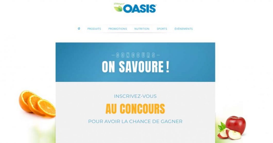 Concours Oasis On Savoure "1000$ d’épicerie à gagner pour votre temps des fêtes"