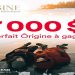 Concours Rouge Ôrigine 7 000 $ en forfait à gagner