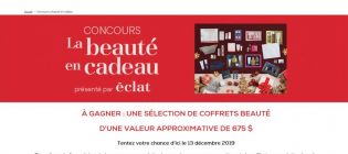 Concours Jean Coutu La beauté en cadeau