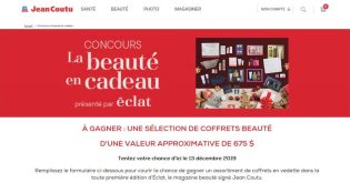 Concours Jean Coutu La beauté en cadeau