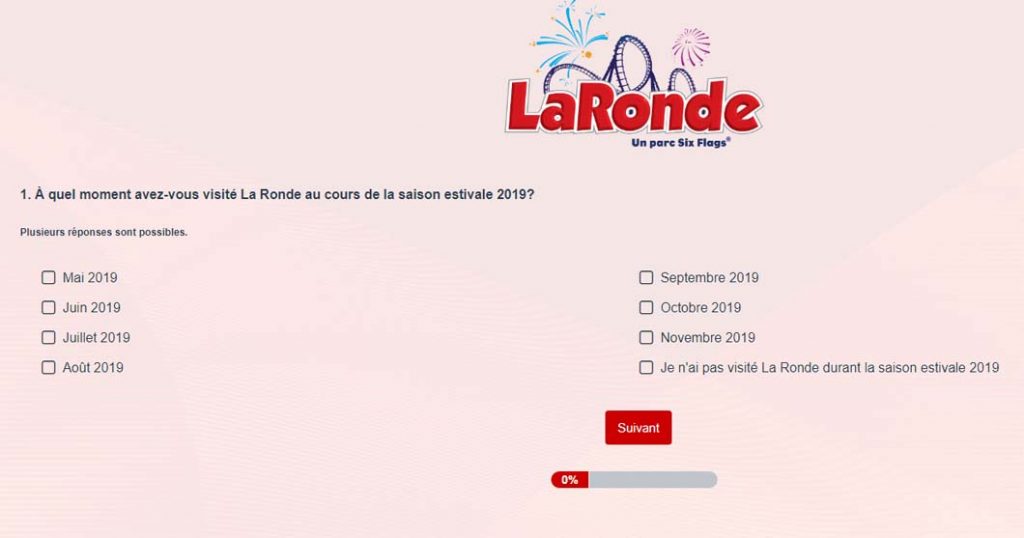 Concours Sondage La Ronde