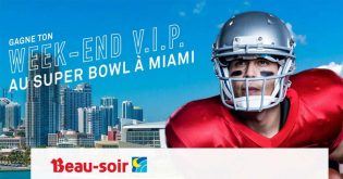 Concours Beau-soir Gagne ton week-end VIP au Super Bowl à Miami