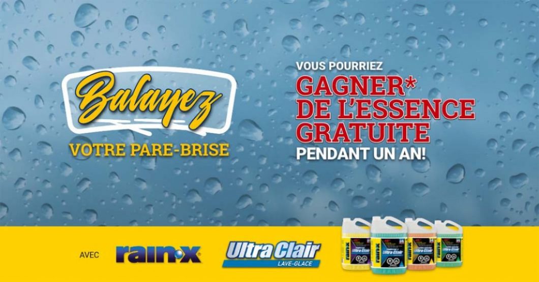 Concours Rain-X Balayez votre pare-brise