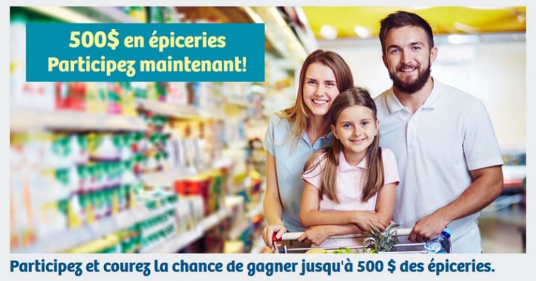 Concours webSaver Économisez sur votre épicerie pour gagner