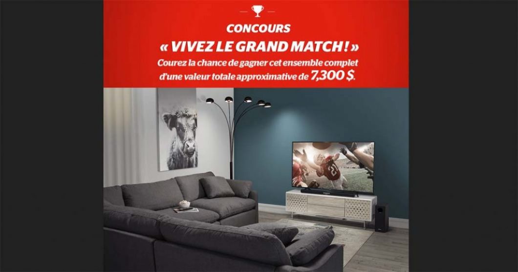 Concours Brault & Martineau Vivez le grand match