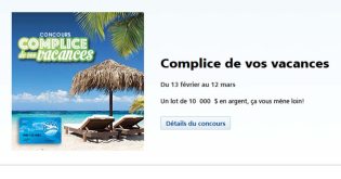 Concours Jean Coutu Complice de vos vacances