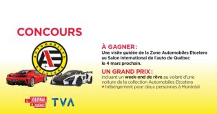 Concours TVA Journal de Québec Automobiles Etcetera