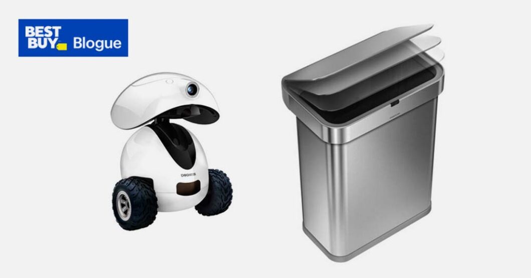 Concours Best Buy Gagnez un Dogness iPet Smart Robot et un Simplehuman Sensor Can
