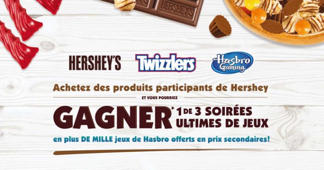 Concours Hershey Soirée ultime de jeux