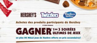 Concours Hershey Soirée ultime de jeux