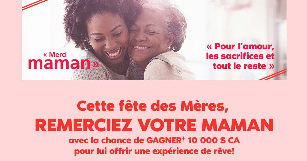 Concours P&G Pharmaprix Merci, maman