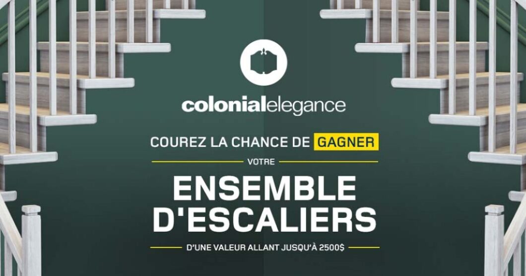 Concours Rona Ensemble d'escaliers Colonial Elegance