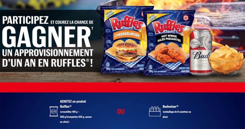 Concours LaSaisonDuBBQ.ca Gagnez un approvisionnement d’un an en RUFFLES