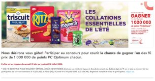 Concours Pharmaprix Gagnez 1 000 000 en points PC Optimum