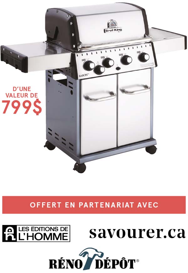 Prix du concours Gagnez votre barbecue avec Geneviève O'Gleman