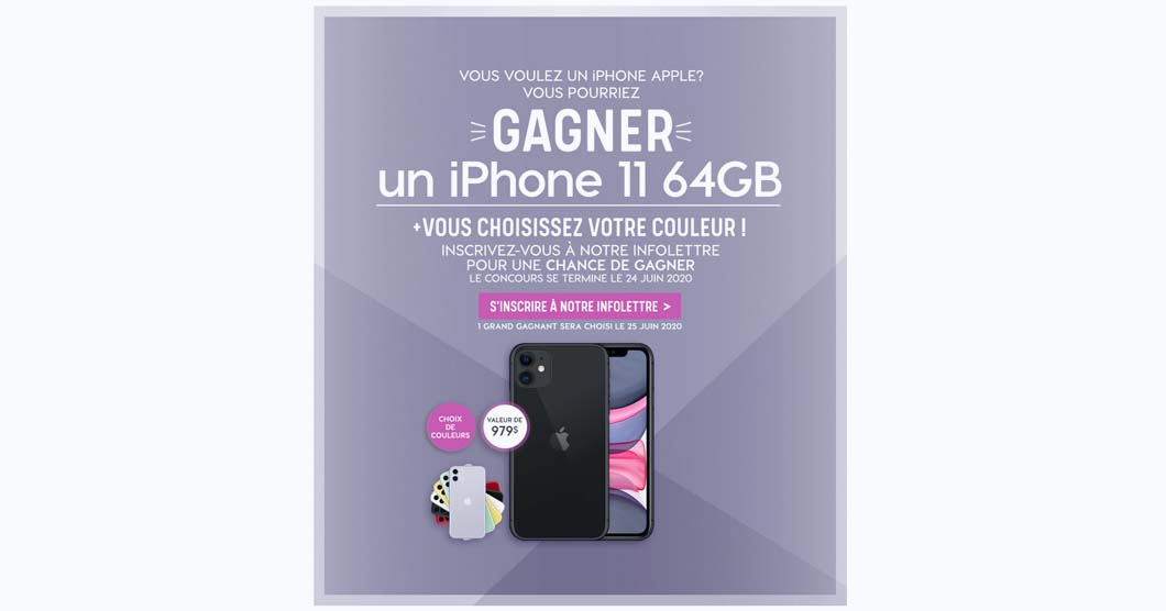 Concours Stokes Gagnez un iPhone