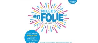 Promo Air Miles Milles en folie
