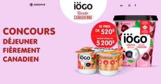 Concours iögo 1 an de yogourt à gagner