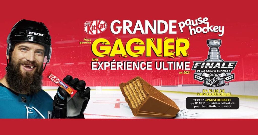 Concours Kitkat Grande pause hockey