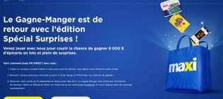 Concours Le Gagne-Manger Maxi