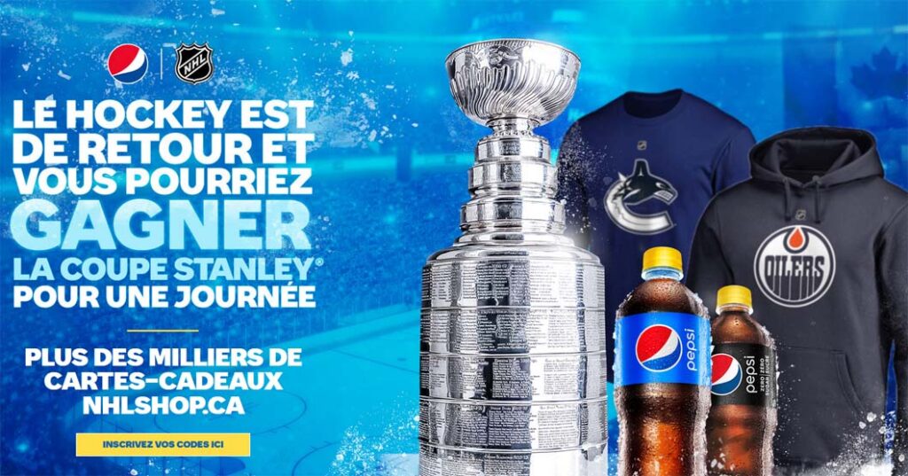 Concours Le retour du Hockey Pepsi