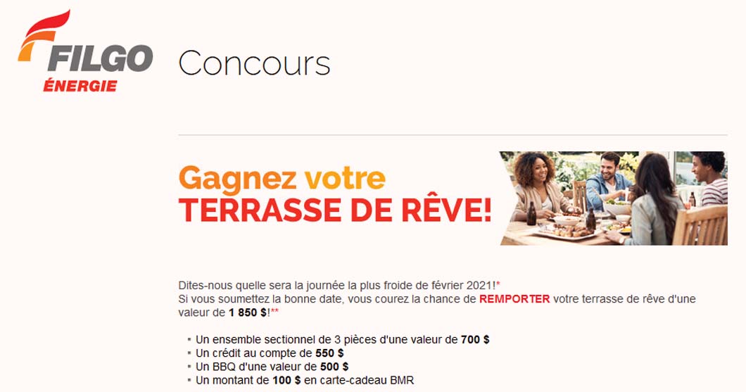 Concours Sonic Terrasse de rêve