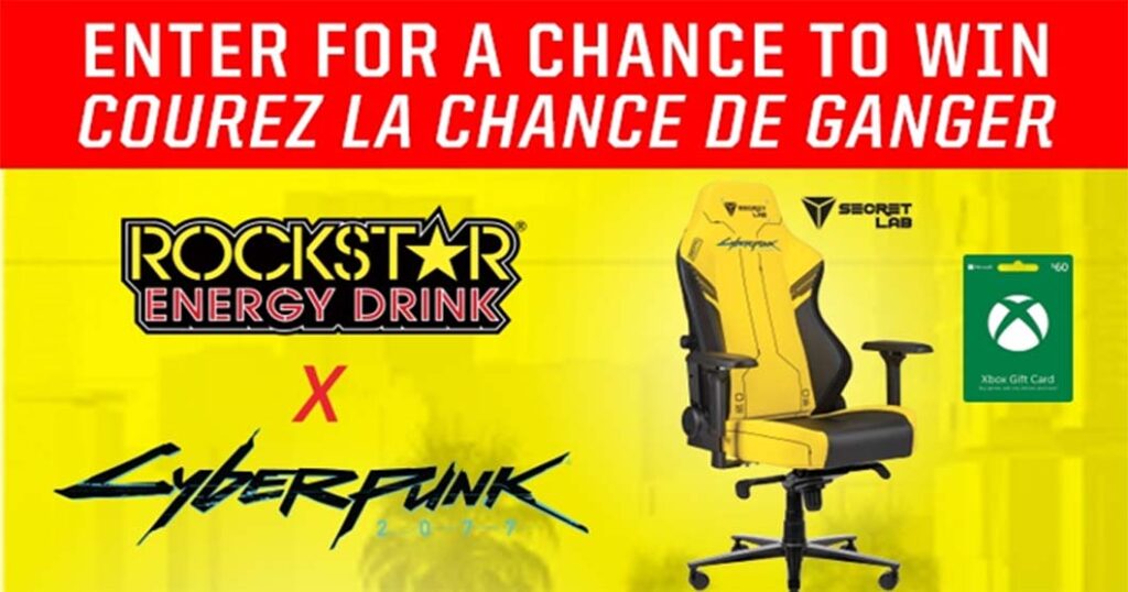 Concours Cyberpunk 2077 de Rockstar et Dollarama