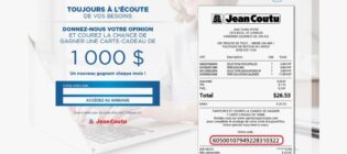 Concours Sondage opinions Jean Coutu