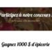 Concours Vinaigre Ancestral Gagnez 1 000 $ d’épicerie